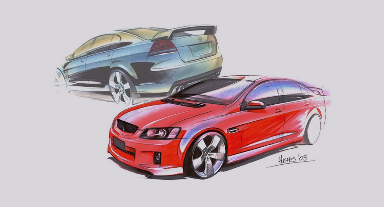 Holden Vehicle Sketches